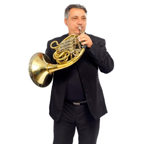 Οι μουσικοί του συνόλου χάλκινων πνευστών GrEcho Brass Ensemble. The musicians of the brass ensemble GrEcho Brass Ensemble. EYEFIXstudio